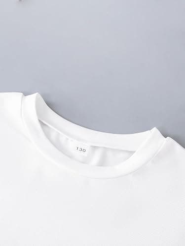 RoseSeek Girl's Letter Bow Graphic Tees Short Sleeve Crewneck Cute Shirts for Teen Girls Trendy thumbnail 5