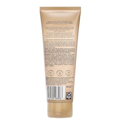 Jergens Natural Glow Self Tanner Body Lotion, Sunless Tanning, Fair to Medium Skin Tone, Daily Moisturizer with Coconut Oil, Vitamin E and Antioxidants, 7.5 Oz thumbnail 12