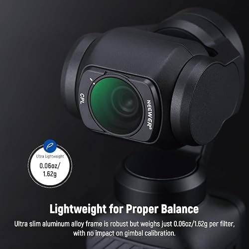 NEEWER HD CPL ND16 ND64 ND256 Filter Kit Compatible with DJI OSMO Pocket 3 Creator Combo Accessories Magnetic Action Camera Neutral Density Polarising Filter Optical Glass Aluminum Frame thumbnail 8