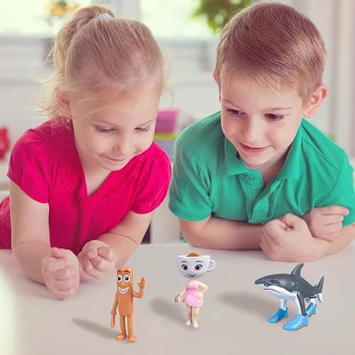 TJLMCORP 4.5 Inches Long Italian Brainrot Action Figure,Tralalero Tralala Shark Figures Toys Desk Accessories for Men Cute Office Desk Decor Bookself Cubicle Girls Boys thumbnail 2