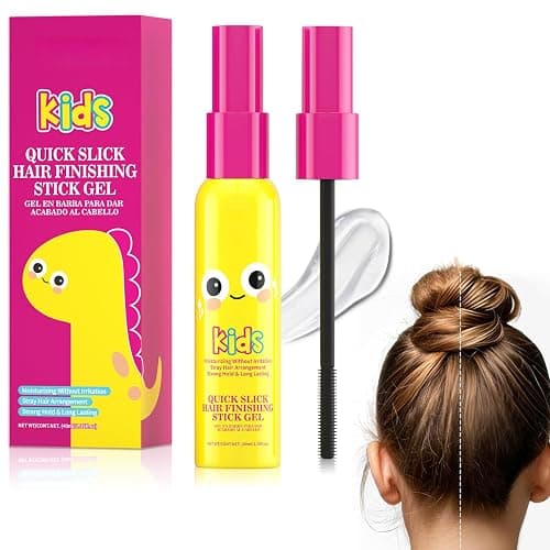Hair Wax Stick for Kids - Clear Hair Mascara for Flyaway hair - Hair Finishing Stick - hair Gel stick for Kids & Aldults - Long Lasting Hair Styling Cream - Flyaway hair Tamer Natural, Not-Greasy - Image 1