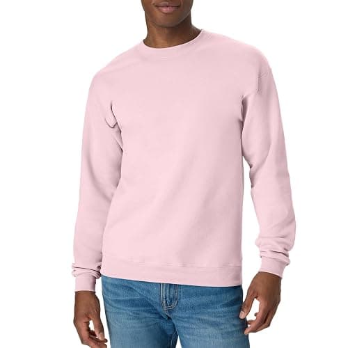 Hanes Men's Sweatshirt, EcoSmart Fleece Crewneck Sweatshirt, Big & Tall Available, 1 or 2-Pack - Image 1