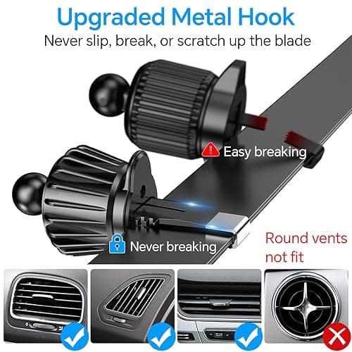 Kaistyle for Magsafe Car Mount【20 Strong Magnets】Magnetic Phone Holder for Car Phone Holder Mount Dash Mounted Holders Cell Phone Holders for Your Car Accessories for Women Men for iPhone 17 16 15 14 thumbnail 7