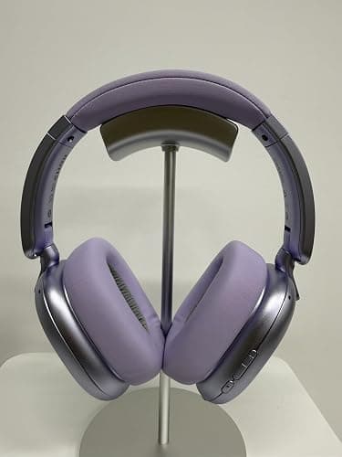 RORSOU C6 Active Noise Cancelling Headphones, Wireless Over Ear Bluetooth Headphones, 60H Playtime, Lightweight Folding Deep Bass Comfort Fit Ear Cups Headset with Mic for iPad/Travel/PC/Home Purple thumbnail 3