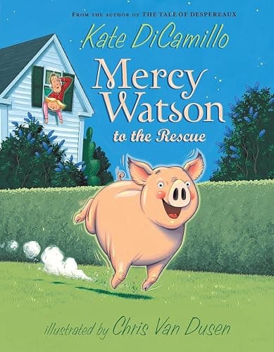 Mercy Watson Series 1-6 Books Collection Set By Kate DiCamillo(The Rescue, Goes for a Ride, Fights Crime, Princess in Disguise, Thinks Like a Pig & Something Wonky This Way Comes) thumbnail 5