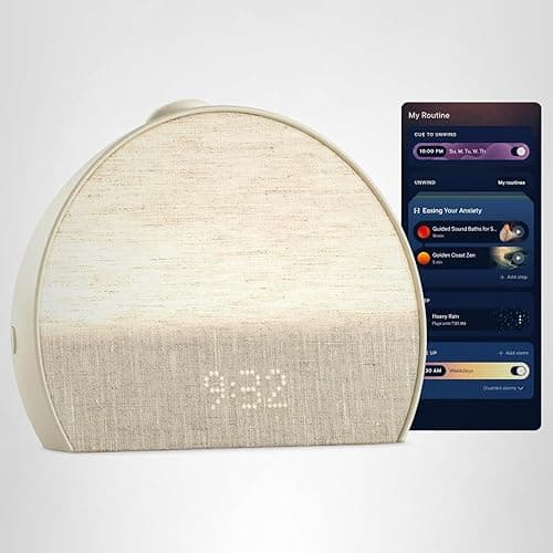 Hatch Restore 3 Sunrise Alarm Clock, Sound Machine, Smart Light (Putty) - White Noise, Screen-Free Sleep Routine thumbnail 11