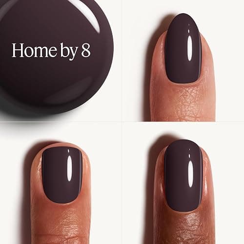 essie Nail Polish, Salon-Quality Black Nail Polish, UnGuilty Pleasures, Vegan, Home By 8, 0.46 fl oz thumbnail 3