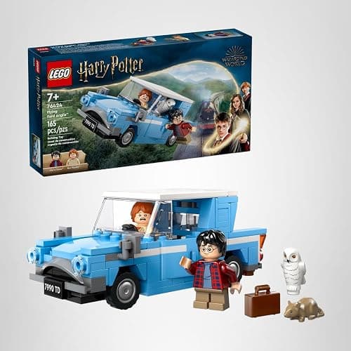 LEGO Harry Potter Flying Ford Anglia, Buildable Car Toy with 2 Minifigures for Role Play, Fantasy Playset for Kids, Harry Potter Car, Gift for Boys, Girls and Any Fan Ages 7 and Up, 76424 | Lego Harry Potter Lego 165 Pieces - Flying Ford Anglia #76424 thumbnail 7