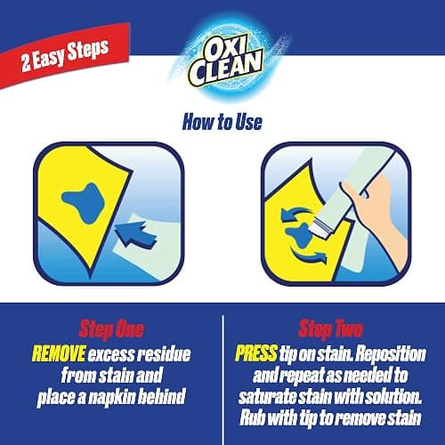 OxiClean On The Go Stain Remover Pen for Clothes and Fabric, Instant Stain Removal Stick, Pack of 3 - 0.73 Fl Oz (Pack of 3) thumbnail 7
