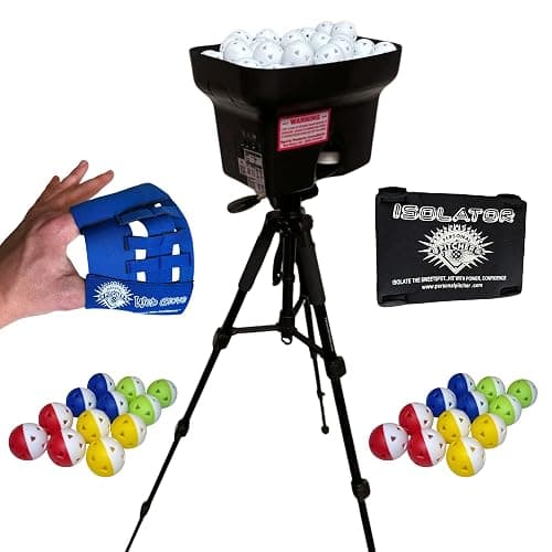 Personal Pitcher Pro Starter Package | Small Wiffle Ball Pitching Machine for Baseball & Softball Training - Image 1