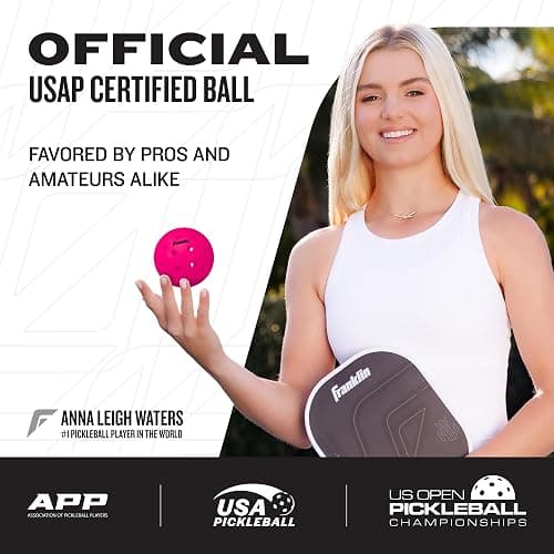 Franklin Sports X-40 Outdoor Pickleballs - USAP Approved thumbnail 2