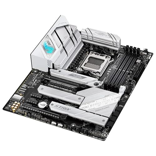 ASUS ROG Strix B650-A Gaming WiFi AMD Ryzen AM5 ATX motherboard, 12 + 2 power stages, DDR5, three M.2 slots, PCIe 4.0, 2.5G LAN, WiFi 6E, USB 3.2 Gen 2x2 Type-C port, and Aura Sync RGB - ATX - ROG STRIX B650-A GAMING WIFI thumbnail 10