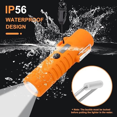 LcFun Electric Lighters Rechargeable Lighters Flexible Neck Dual Arc Electronic Lighter USB C Lighter with LED Battery Indicator and Flashlight for Candle, Camping, Hiking, Outdoor Adventure thumbnail 6