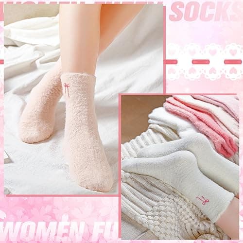 Geyoga Women's Fuzzy Slipper Socks thumbnail 7