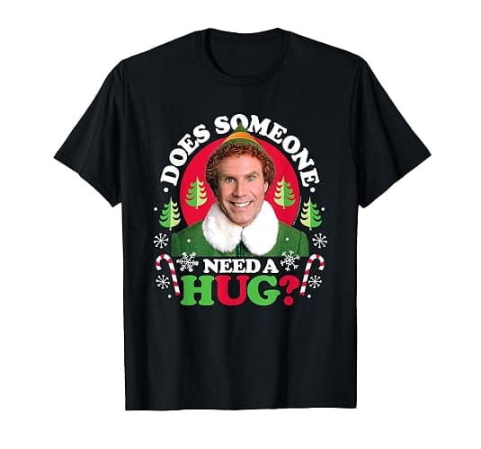 Elf - Does Someone Need A Hug? T-Shirt - Image 1