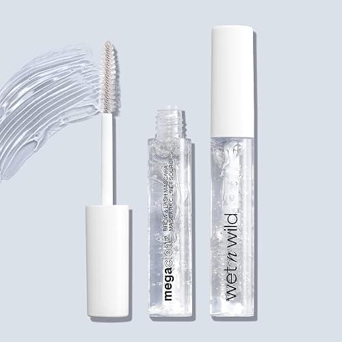 wet n wild Mega Clear Brow & Lash Mascara - Sculpts Brows, Defines Lashes, Conditioning with Soy Protein & ProVitamin B5, Primer & Top Coat, Cruelty-Free & Vegan - Clear thumbnail 7