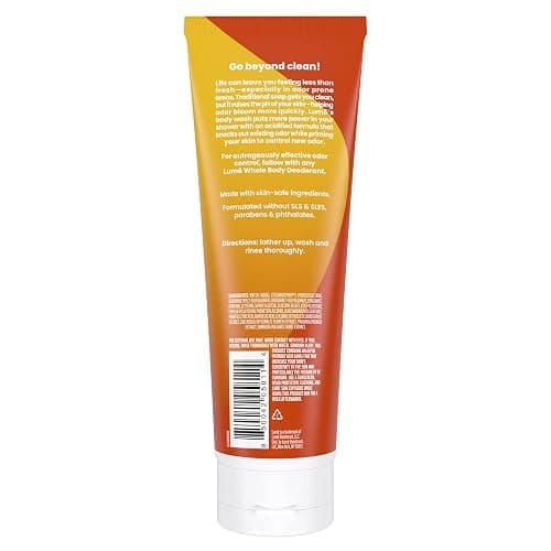 Lume Acidified Body Wash - 24 Hour Odor Control - Removes Odor Better than Soap - Moisturizing Formula - Formulated Without SLS or Parabens - OB/GYN Developed - 8.5 ounce (Toasted Coconut) thumbnail 4