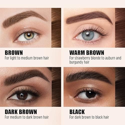 Cilrofelr Tattoo Peel Off Eyebrow Gel, Easy Tattoo Brow Peel Off Gel, Last Up to 3 Days, Waterproof, Transfer-proof, For Fuller & Defined Looking Brows, Dark Brown (2 Pack) thumbnail 5