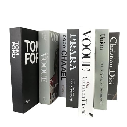 PTShadow 7 Pcs Decorative Books Aesthetic Chic Faux Book Set for Room Décor,Modern Home Decor Coffee Table Decor thumbnail 4