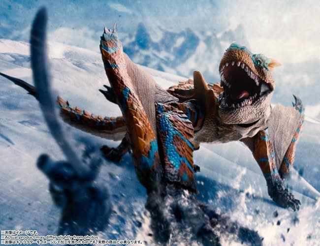 TAMASHII NATIONS - Monster Hunter Rise - Tigrex, Bandai Spirits S.H.MonsterArts Action Figure thumbnail 2