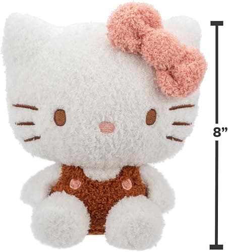 Hello Kitty and Friends 8" Plush 2-Pack - Hello Kitty & Kuromi - Officially Licensed - Get Two 2025 Authentic Limited Edition Collectible Soft Stuffed Animal Toy Figures - Gift for Kids, Boys, Girls thumbnail 2