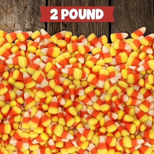 Bulk Classic Candy Corn 2 Pound Bag - Tri-Color Fall Candy Treats For Thanksgiving Parties & Decorations - Made With Real Honey - Approx. 500 Pieces thumbnail 3