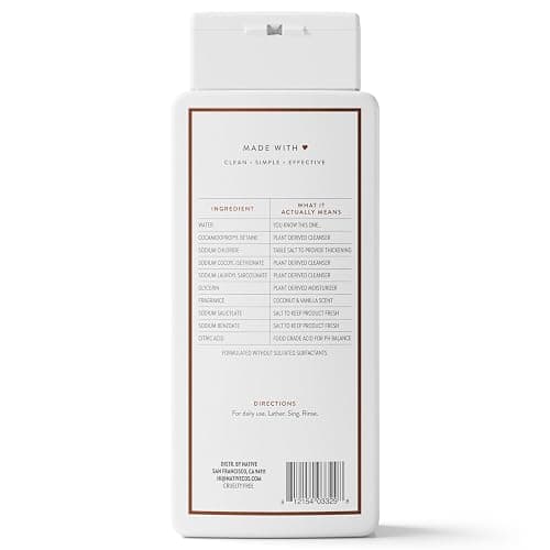 Native Clean Body Wash, Gentle & pH-balanced for Sensitive Skin, 24-Hr Freshness for Women & Men, Vegan & Cruelty-Free, Free of Sulfates, Parabens & Phthalates, Coconut & Vanilla, 18fl oz thumbnail 10
