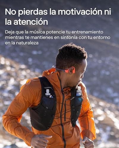SHOKZ OpenSwim Pro Auriculares Conducción Ósea Natación, Inalámbricos Bluetooth 5.4 Open-Ear Deportivos, Impermeables IP68, 32GB MP3, Carga Inalámbrica, Mics. Cancelación Ruido, 9H de Autonomía, Gris thumbnail 5