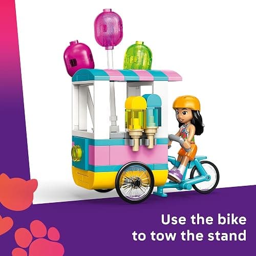 LEGO Friends Ice Cream & Balloon Stand Building Toy for Girls & Boys - Pretend Play Set for Kids, Ages 6+ - W/Liann & Paisley Minidolls & Accessories - Gift Idea for Birthdays - 42692 thumbnail 3