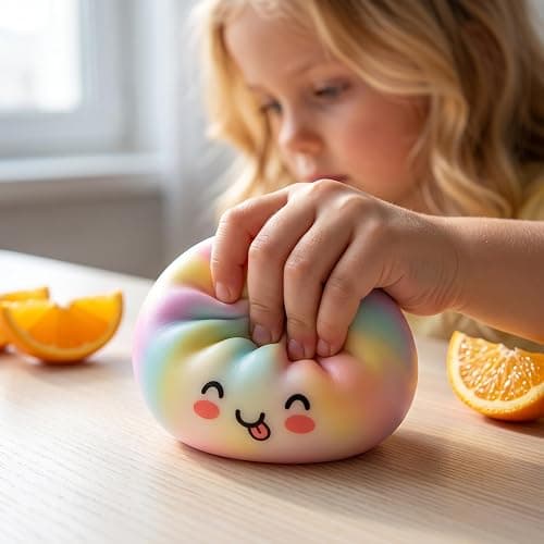 Sherbert Dumpling Mystery Squishy Stress Relief Squeeze Party Favor Gifts | Cute Squeeze Balls Stress Relief Sensory for Holiday Birthday Party Favor Halloween Christmas Gifts thumbnail 2