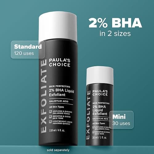 Paula's Choice SKIN PERFECTING 2% BHA Liquid Exfoliant with Salicylic Acid, Facial Polish for Enlarged Pores, Wrinkles & Fine Lines, Suitable for Blackhead-Prone Skin, Fragrance-Free thumbnail 10