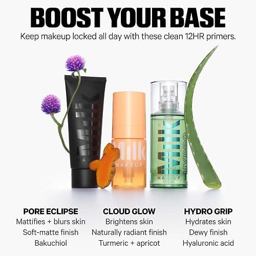 Milk Makeup Cloud Glow Foam Brightening Primer – Face Primer Holds Makeup for Up to 12 Hours + Brightens Skin – Hydrating, Lightweight, Silicone-Free Foam with Naturally Glowy Finish – 0.91 oz thumbnail 7