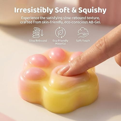 Generisch Flüssigsilikon für Katzenpfote Squishy Selber Machen Bastelset für Kinder Erwachsene, 1: 1 Verhältnis Gemischt Superweiches Silikongummi, DIY Stressabbau Sensorik Spielzeug (Rosa) thumbnail 3
