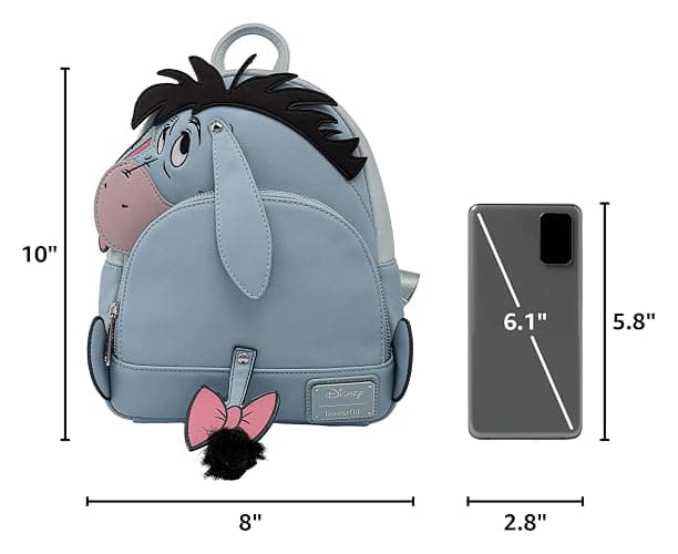 Loungefly Disney Eeyore Cosplay Womens Double Strap Shoulder Bag Purse, One Size, Multi thumbnail 3