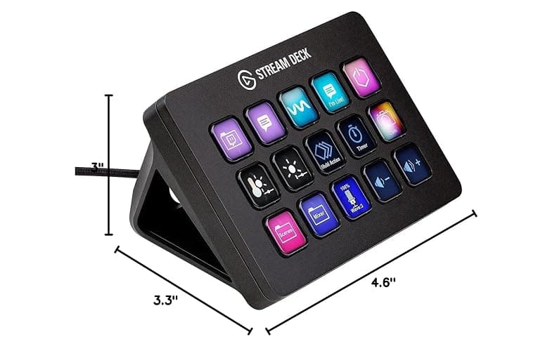 Elgato Stream Deck MK.2 – Studio Controller, 15 macro keys, trigger actions in apps and software like OBS, Twitch, ​YouTube and more, works with Mac and PC thumbnail 11