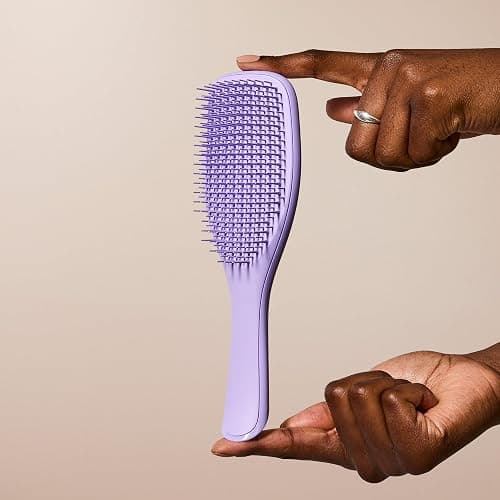 Tangle Teezer Ultimate Detangler Curly Hair Brush, Dry & Wet Hairbrush, Reduces Frizz & Breakage, for 3C to 4C Curly Hair Types, Purple Passion thumbnail 9
