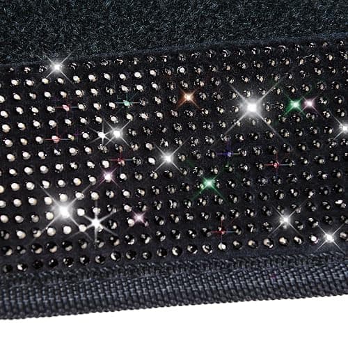 Bling diamond car floor mats 4pcs thumbnail 7