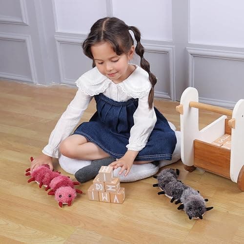 Apricot Lamb Insect Toys Plush Devil Centipede Stuffed Animal Soft Cuddly Perfect for Kids thumbnail 4