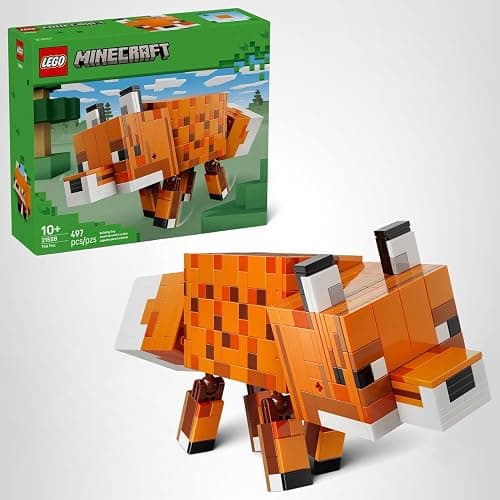 LEGO Minecraft The Fox Building & Pretend Play Toy for Boys & Girls - Poseable Video Game Character for Kids, Ages 10+ - Room Decor for Gaming Fans - Gift Idea for Birthdays - 21588 thumbnail 7