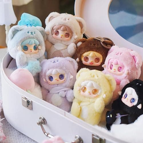 CALEMBOU Plush Blind Box, Cute Yooki Take a Bite of Bear Series Random Vinyl Plush Doll, Kawaii Stuffed Mystery Toys Collectible for Birthday Gift (Yooki-YYKXX-1pc) thumbnail 2