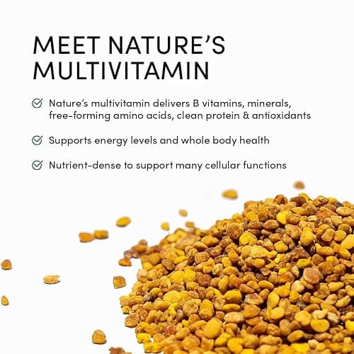 Beekeeper's Naturals - 100% Raw Bee Pollen Granules, Natural Preserved Enzymes, Source of Vitamin B, Minerals, Amino Acids & Protein - Paleo & Keto Friendly, Gluten Free (5.2 oz) thumbnail 4