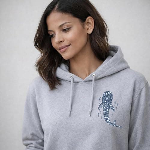 FAYSNAH Whale Shark Hoodie Christian Hoodies Christian Sweatshirts for Women Jesus Hoodie Faith Sweatshirt Jesus Sweatshirt thumbnail 7