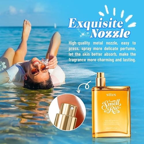 Sttes Perfume 02# (Original 602 Irresistible Sunshine)– Long-Lasting Hair Perfume for Women with Vanilla, Salted Caramel & Gourmet Notes – Sweet Scentual Fragrance Eau de Parfum 100ml (3.4 fl oz) thumbnail 8