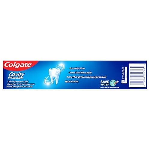 Colgate Cavity Protection Toothpaste with Fluoride, Minty Great Regular Flavor, Anti Cavity Toothpaste, 6 Oz Tube thumbnail 9