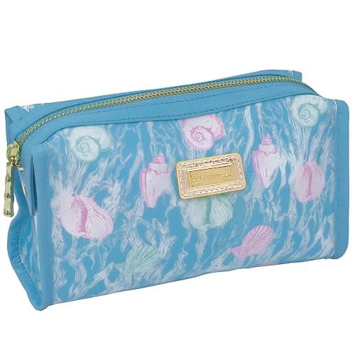 Lilly Pulitzer Vinyl Pouch, Shelden | Cute, Semi-Clear, Water Resistant, Zipper Bag Pencil Case for Stationery, Small Toiletries, and Makeup thumbnail 3