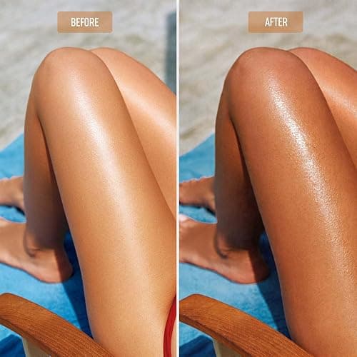 HAOTIME Tanning Lotion, Fast Tan Accelerator for Natural Browning, Deep Dark Tan with Beta-Carotene, Vitamins C & E, Natural Oils, Hydrating, Non-Greasy, Water-Resistant, Outdoor Tanning Gel, 5 Fl Oz thumbnail 4
