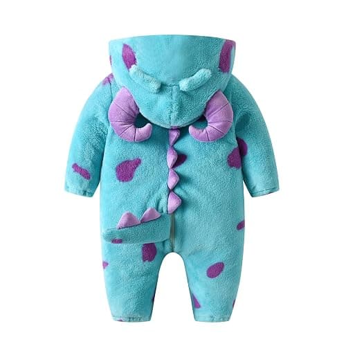 Eadrioss Cute Animal Costume for Toddler Baby Girl Boy Halloween Costume Fuzzy Warm Fall Winter Clothes Halloween Gifts thumbnail 7