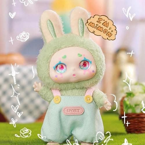 CALEMBOU Vinyl Plush Blind Box, Kimmon Mimon Series Plush Keychain Stuffed Blind Box, Kawaii 1 of 6 Possible Mystery Collectible Toys Cute Soft Animals Charm Birthday Gifts thumbnail 2
