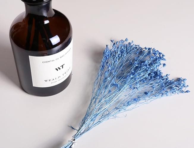 WEALD TRIBE Flower Reed Diffuser Set Cashmere Vanilla Scent for Bathroom Air Fresheners | 4.0 fl oz Essential Oils with Sticks Home Fragrance Defusers | House Bedroom Office Shelf Decor & Gift thumbnail 5