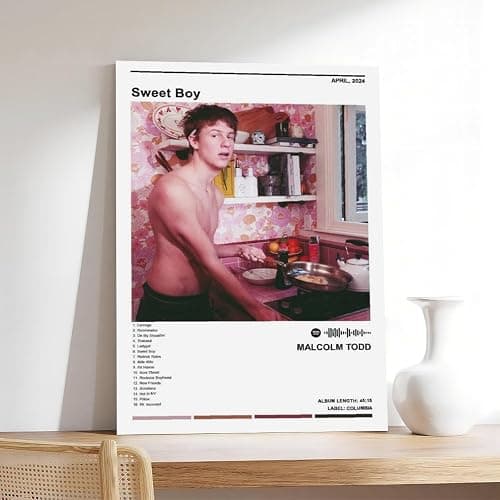 TMQMJSIUK Malcolm Todd Sweet Boy 5 Canvas Poster Wall Decorative Art Painting Living Room Bedroom Decoration Gift Unframe-style12 L X 18" W thumbnail 7